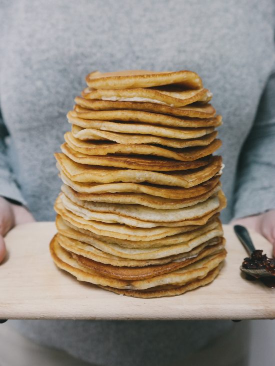 Pannenkoeken met amandelmelk